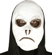 verkleedmasker Angry Zombie 24,5 cm PVC wit