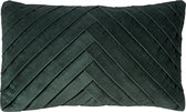 Dutch Decor FEMM - Sierkussen velvet 30x50 cm Mountain View - groen