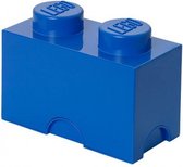 opbergsteen 2 noppen 25 x 18 cm polypropeen blauw