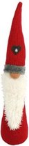 kerstfiguur Kabouter 32 cm rood