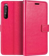 Sony Xperia 1 III  - Bookcase Roze - portemonee hoesje