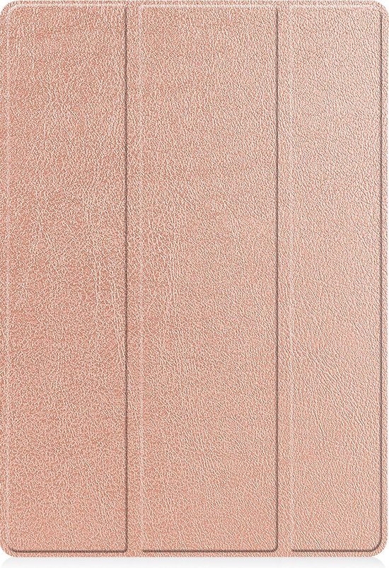 Samsung Tab S7 FE Case Luxe Case Book Case With Cutout S Pen - Samsung Galaxy Tab S7 FE 12,4 pouces - Or Rose