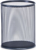 Klein poubelle de bureau gris anthracite en fil de fer/maille 11 x 13,5 cm - Accessoires de bureau