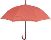 paraplu automatisch dames 102 cm microvezel rood