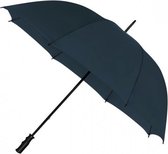 golfparaplu windproof 125 cm donkerblauw