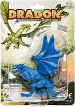 speelfiguur draak jongens 18,5 cm blauw