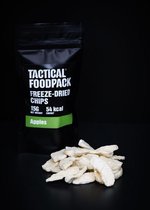 Tactical FoodPack Freeze-Dried Apple Chips 15g Snack - 54kcal - Appel - buitensportsnack - vriesdroog - survival eten - prepper - buitensportvoeding - 4 jaar houdbaar