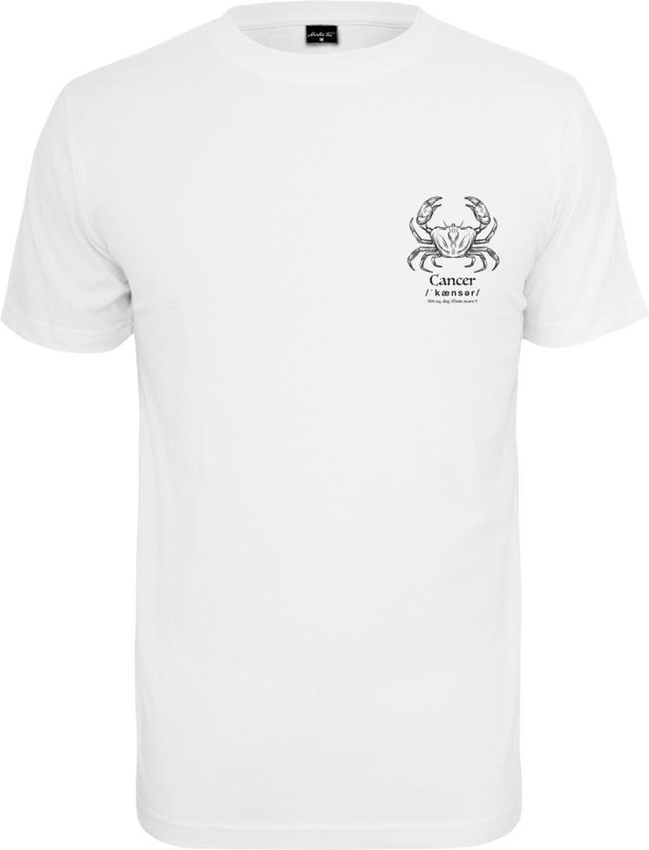 Urban Classics Heren Tshirt -L- Astro Cancer Wit