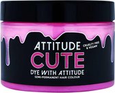 Attitude Hair Dye Semi permanente haarverf Cute pastel Roze