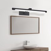 Spiegelverlichting - Badkamerlamp - Spiegel Verlichting - Led Verlichting - Spiegellamp - Badkamer Verlichting - Zwart - 55 cm Breed
