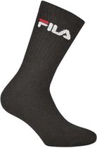 Fila - Tennis Socks 3-Pack - Zwarte Sportsokken - 43-46 - Zwart