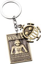 Law Sleutelhanger - One Piece Sleutelhanger - One Piece - Trafalgar D. Law - One Piece Manga - One Piece Anime - Wanted