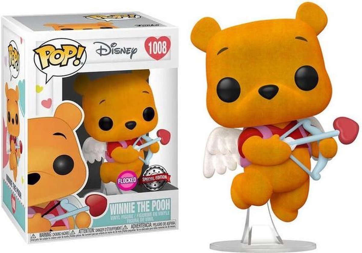 Valentines Winnie (Flocked) - Funko Pop! Disney - Winnie the Pooh - Funko