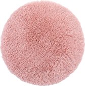 Livetti Badkamermat Badmat Toiletmat Rond 90cm Roze