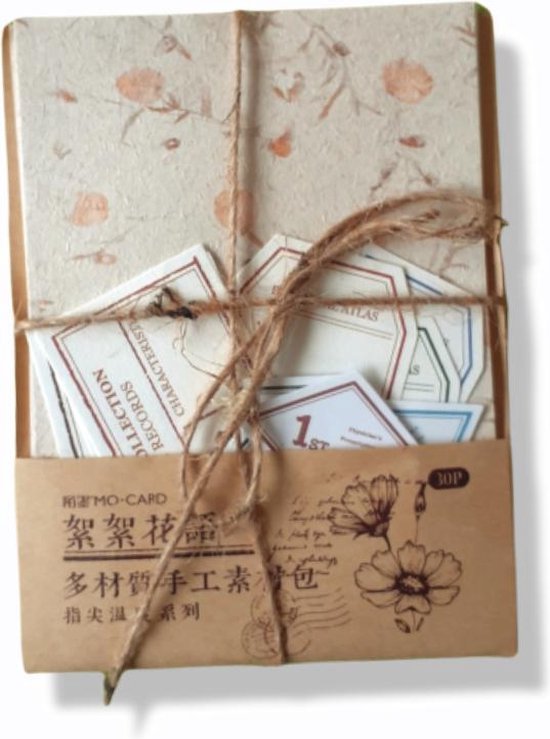 Papierset 30 Delig - 1st Tot 7th Papier Set - Bullet Journal Papier - Papier Voor Scrapbook 30 Stuks - Kaarten Maken - Hobby Papier Set 30 Stuks - Vintage Papier