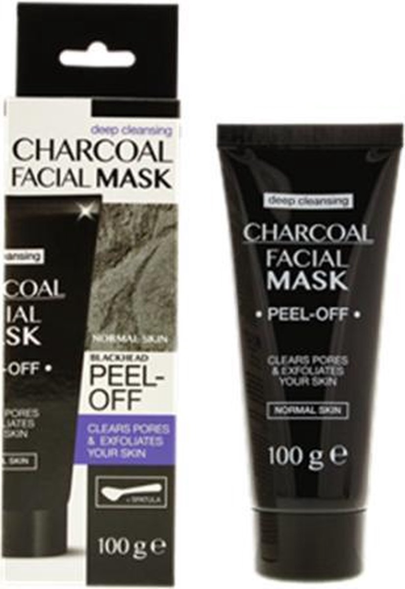 Telemacos Wereldvenster heroïne Houtskool gezichtsmasker - Charcoal facial mask - Normale huid - Diepe  reiniging | bol.com