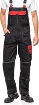 Avacore - Pantalons de Travail / Salopettes - Zwart avec Rouge - Taille 52