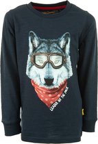 Stones and bones Stones & Bones Jongens Longsleeve Tshirt Leader Of The Pack Navy - 140