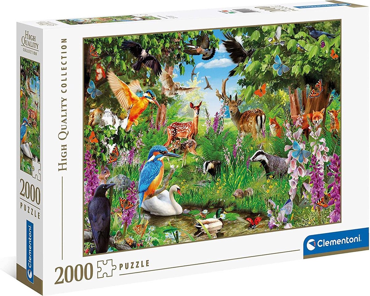Puzzle 3000 pièces - Carte flore faune