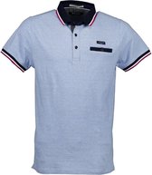 DEELUXE Poloshirt met contrasterende rand DREXLER Blue