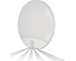 VIRAZON LED wandlamp met PIR bewegingssensor - Plafondlamp 4000K - 160° Sensor Plafonniere - 15 Watt - Wit