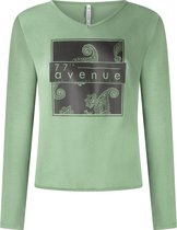 Zoso T-shirt Jessy 215 Green/black Dames Maat - M