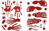 Feesty - Halloween decoratie - bloed stickers x 54 stuks