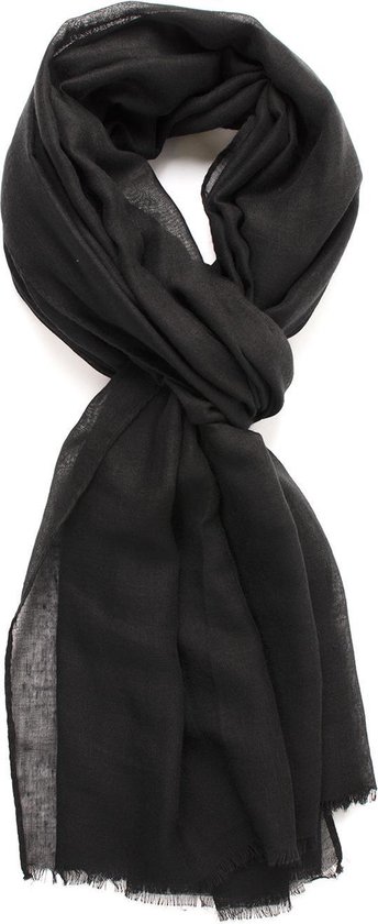 stijl Verlating cel Zwarte sjaal - Dunne sjaal - Sjaal voor binnen en buiten | bol.com