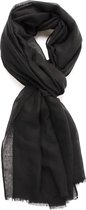 Zwarte sjaal - Dunne sjaal - Sjaal voor binnen en buiten