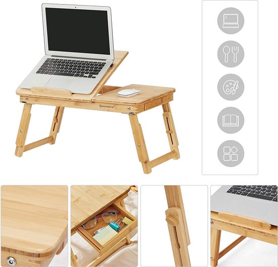 Laptoptafel verstelbaar bestel HIER
