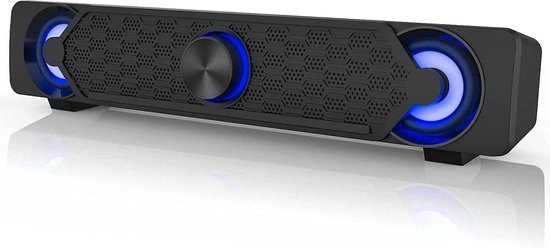 Marty Fielding Omleiding Aandringen Soundbar voor Laptop en PC - Computer Speakers met hoogwaardig geluid -  USB... | bol.com