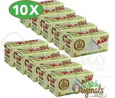 RAW Organic Rolls 5 meter - lange vloei - vloeipapier - rolling papers (smoking) - 10 stuks