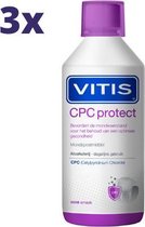 Vitis CPC Protect Mondwater - 3 x 500 ml - Voordeelpakket