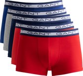 Gant Basic Onderbroek - Mannen - Blauw - Licht grijs - Rood - Wit