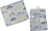 Snuggle Baby - Fleece Dekentje - Auto's - 75x100 cm