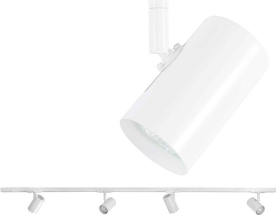 Foto: Qazqa jeana moderne spot railsysteem verlichting railverlichting geschikt voor led 4 lichts l 193 cm brons woonkamer slaapkamer keuken