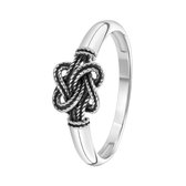 Lucardi Dames Ring Surinaamse mattenklopper - Ring - Cadeau - Moederdag - Echt Zilver - Zilverkleurig