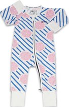 Zipster Pompelmoes - Baby Romper - Bamboe - Met 2-way ritssluiting - Maat 68-80