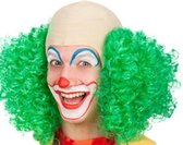 Carnival Toys Verkleedpruik Clown Heren Latex Groen One-size