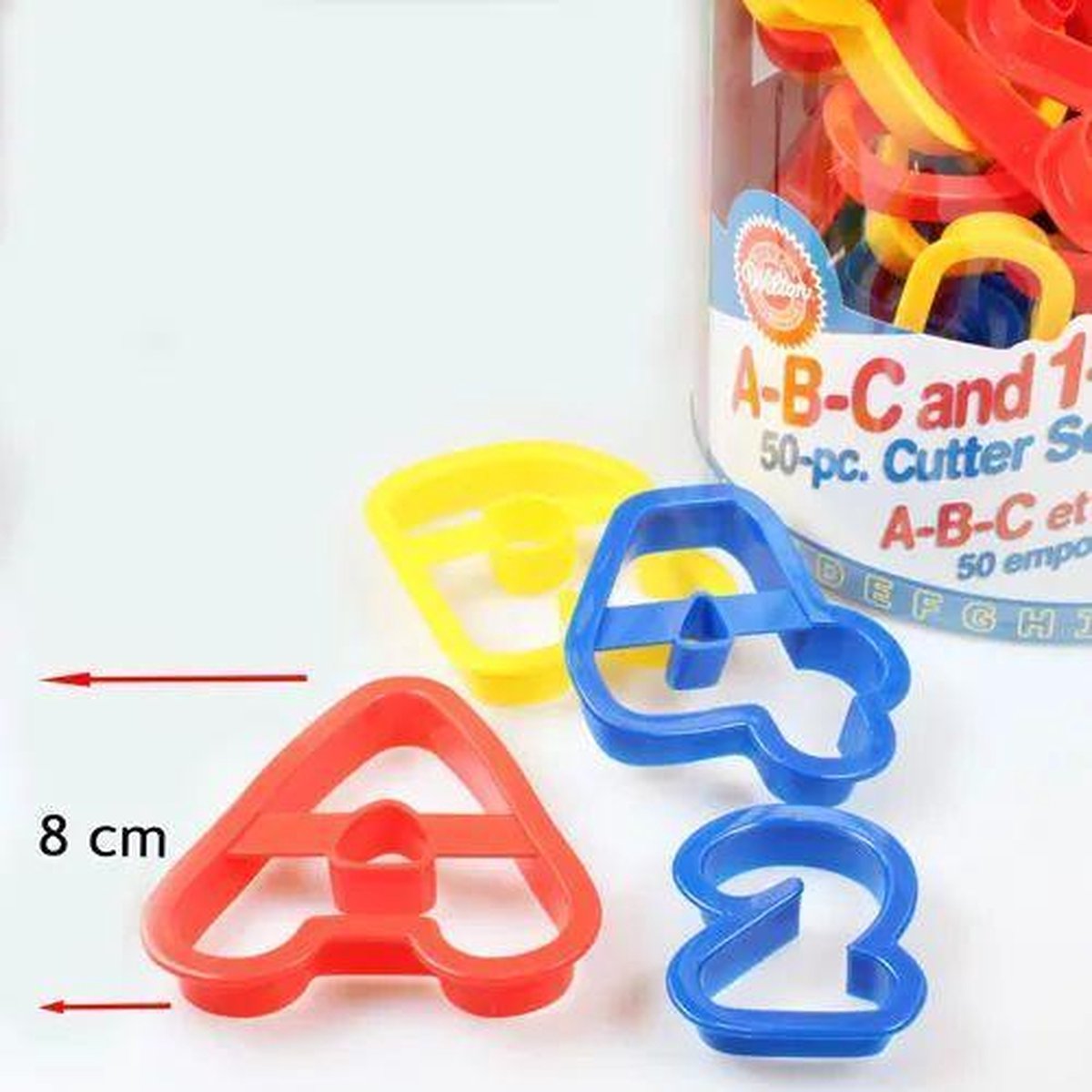 Wilton - A-B-C en 1-2-3 Koekjesuitsteker - Set/50