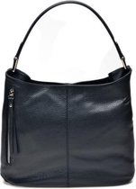Renata Corsi - Handtas 100% Rundleer - Model SS21 RC 1700 - Zwart - Made In Italy