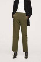 Mango Broek Cropped Broek Met Knopen 17025927 43 Dames Maat - XL