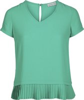 Promiss - Female - Blouse met plisséboord  - Groen