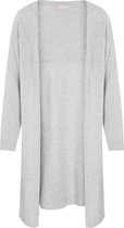 Cassis - Female - Lange, open cardigan  - Grijs