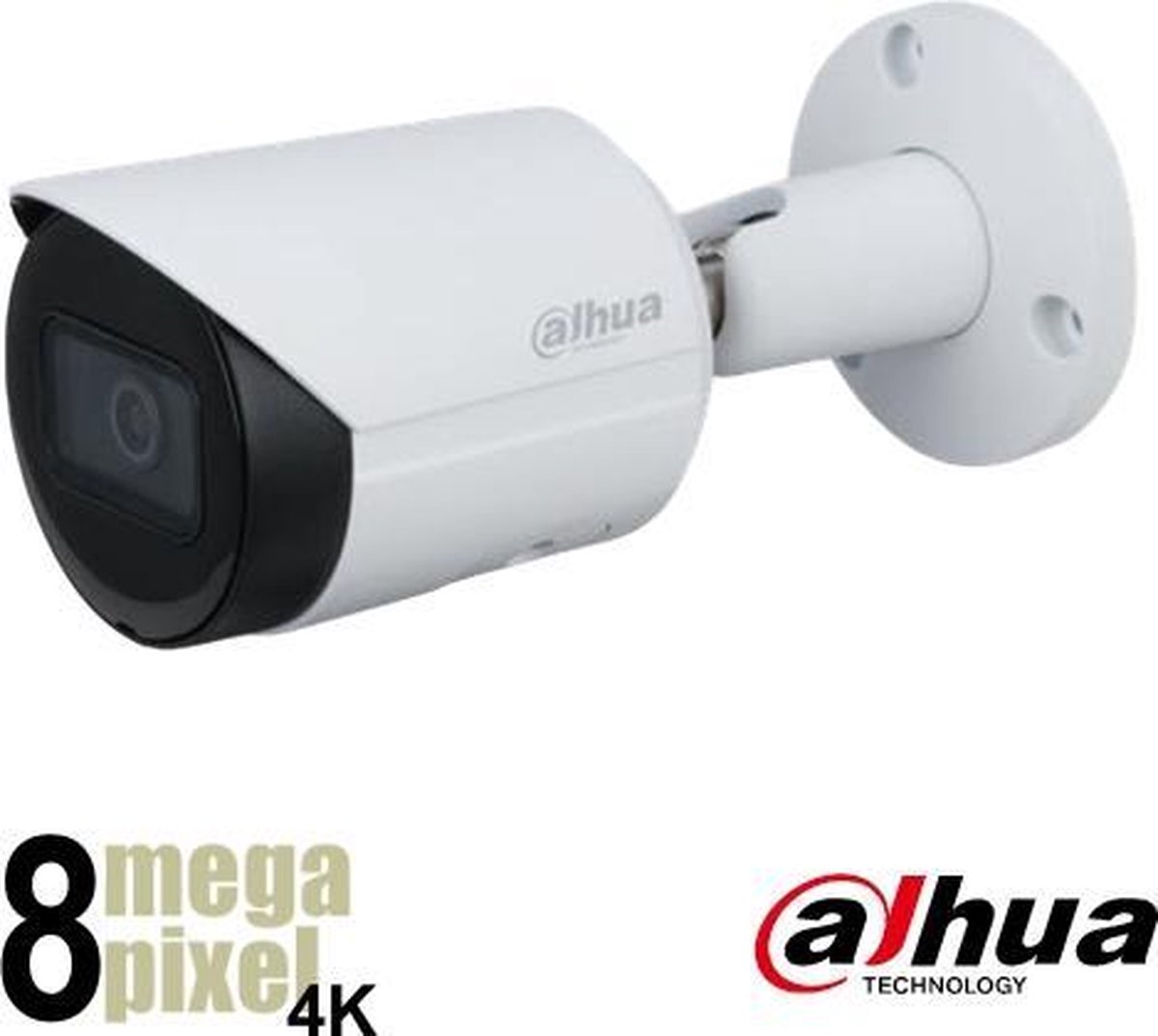 Dahua 4K IP bullet camera - 2.8mm lens - Starlight - SD-kaart slot - D2831