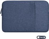 LAPPR - Venusta I - Laptophoes - Laptop Sleeve - Laptophoes 13 inch - Laptophoes 14 Inch - Jeans Blauw + Gratis Webcam Cover