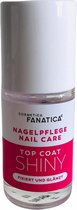 Cosmetica Fanatica - Top Coat Shiny / Glanzend - snel droog - brede, lange borstel - 8,5 ml. inhoud - 1 flesje