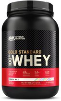 Optimum Nutrition Gold Standard 100% Whey Protein - Eiwitpoeder  - Eiwitshake / Proteine Shake -  Cereal Milk Smaak - 908 gram (30 shakes) - 1 Pot