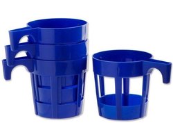Bekerhoudertjes / Bekerhouder - 8 Stuks - Koffie - Thee - Kunststof - Stapelbaar - Festival - Camping - Geschikt voor wegwerpbekers.