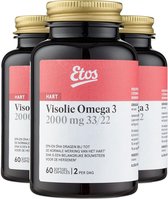 Etos Visolie Omega 3 2000mg 33/22 Capsules -180 stuks